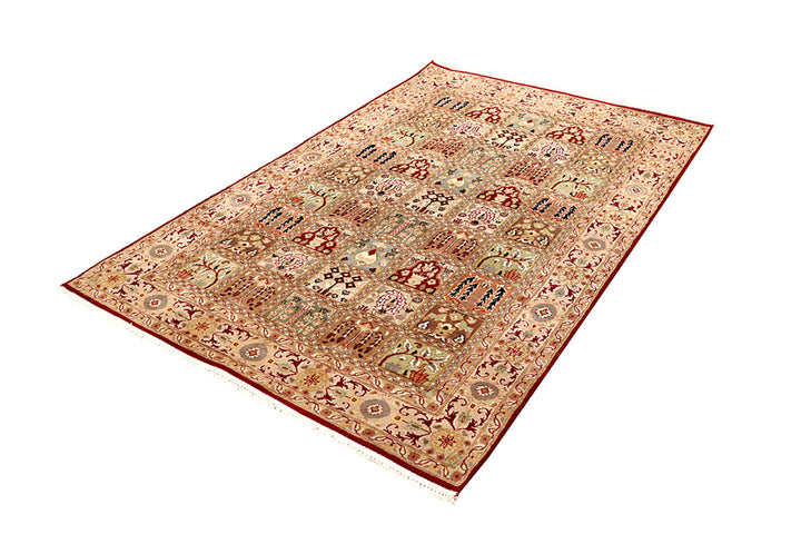 Multi Colored Bakhtiar 4'  6" x 7'  1" - No. QA44660