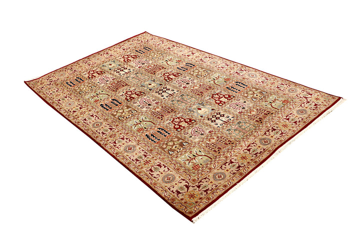 Multi Colored Bakhtiar 4'  6" x 7'  1" - No. QA44660