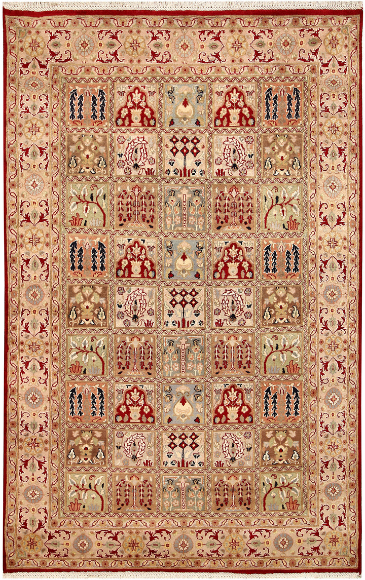 Multi Colored Bakhtiar 4'  6" x 7'  1" - No. QA44660