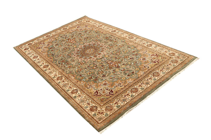 Olive Kashan 4' 6 x 7' 1 - No. 68493 - ALRUG Rug Store