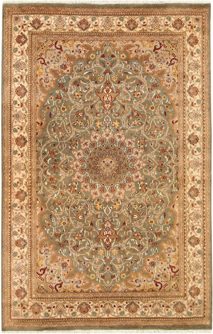 Olive Kashan 4' 6 x 7' 1 - No. 68493 - ALRUG Rug Store