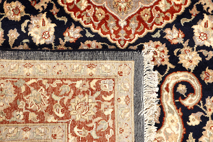 Black Isfahan 4' 7 x 7' 1 - No. 68497 - ALRUG Rug Store