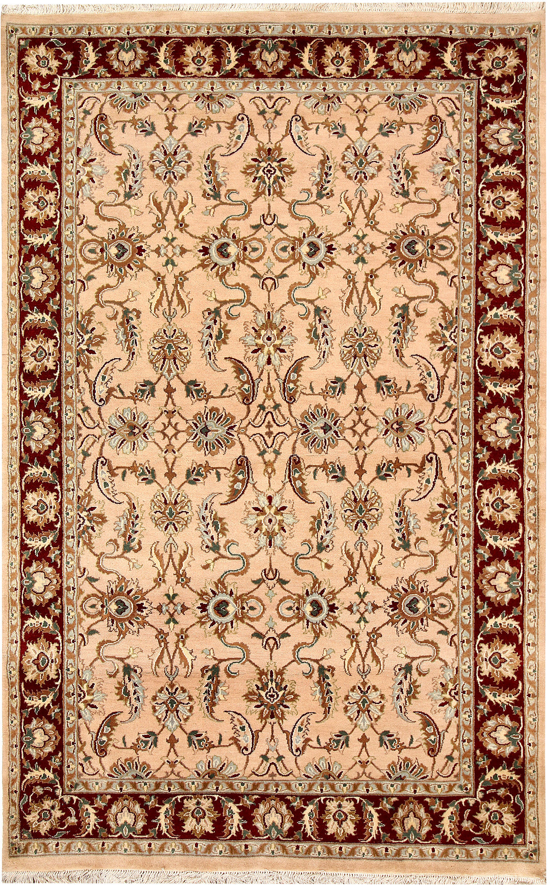 Peach Puff Mahal 4' 8 x 7' 3 - No. 68498 - ALRUG Rug Store
