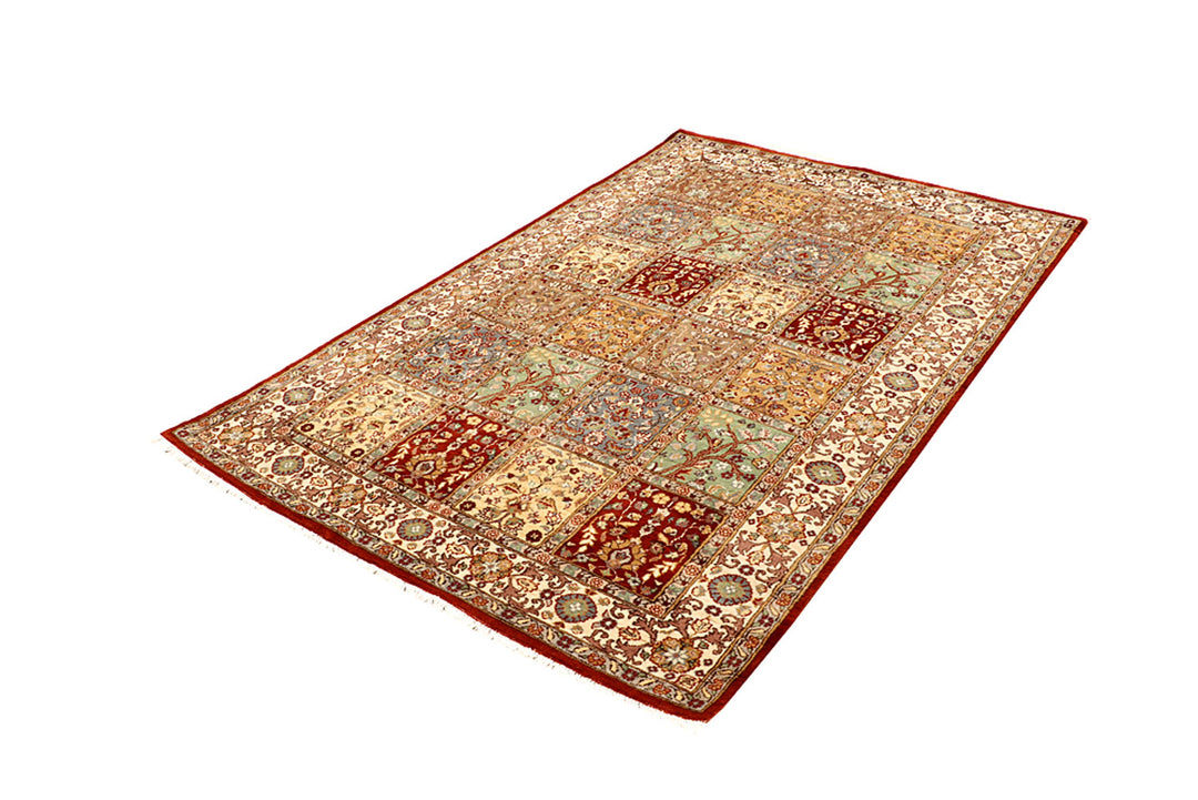 Multi Colored Bakhtiar 4'  7" x 7' " - No. QA25668