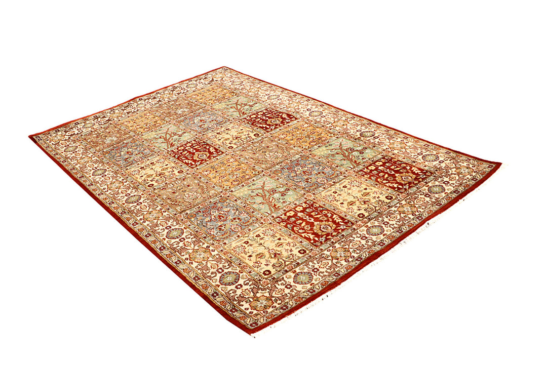 Multi Colored Bakhtiar 4'  7" x 7' " - No. QA25668