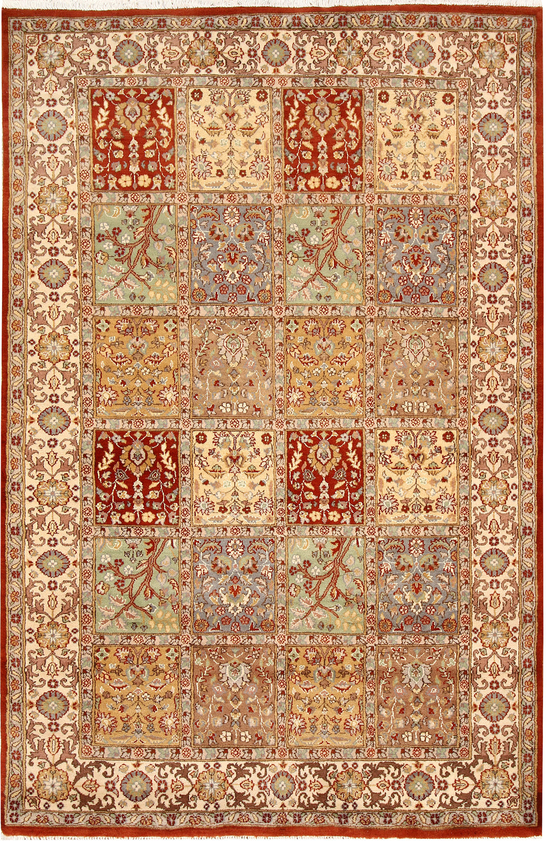 Multi Colored Bakhtiar 4' 7 x 7' - No. 68501 - ALRUG Rug Store