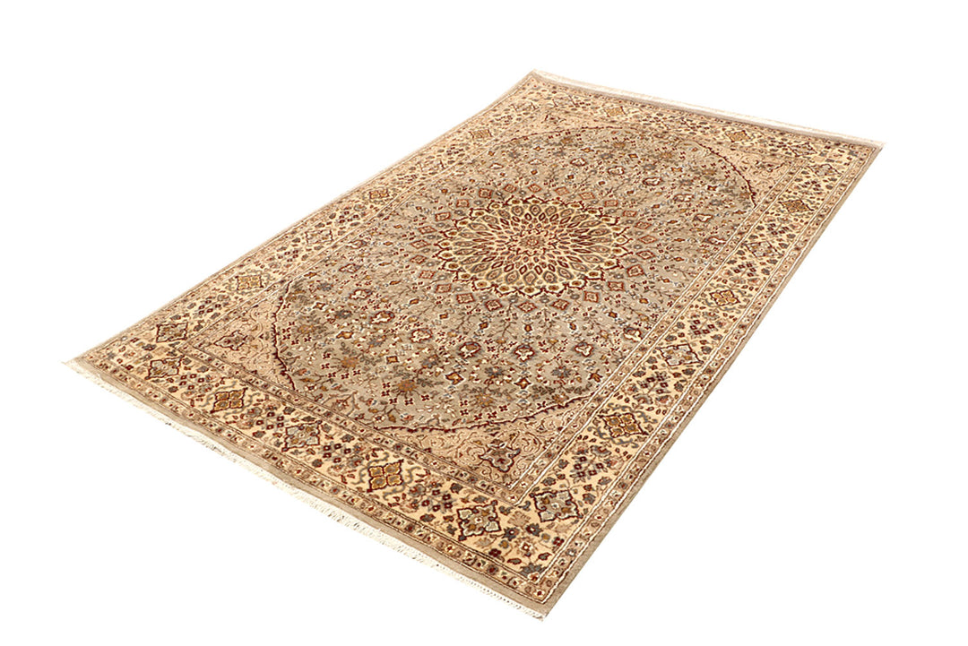 Tan Gombud 4' 7 x 7' 2 - No. 68504 - ALRUG Rug Store