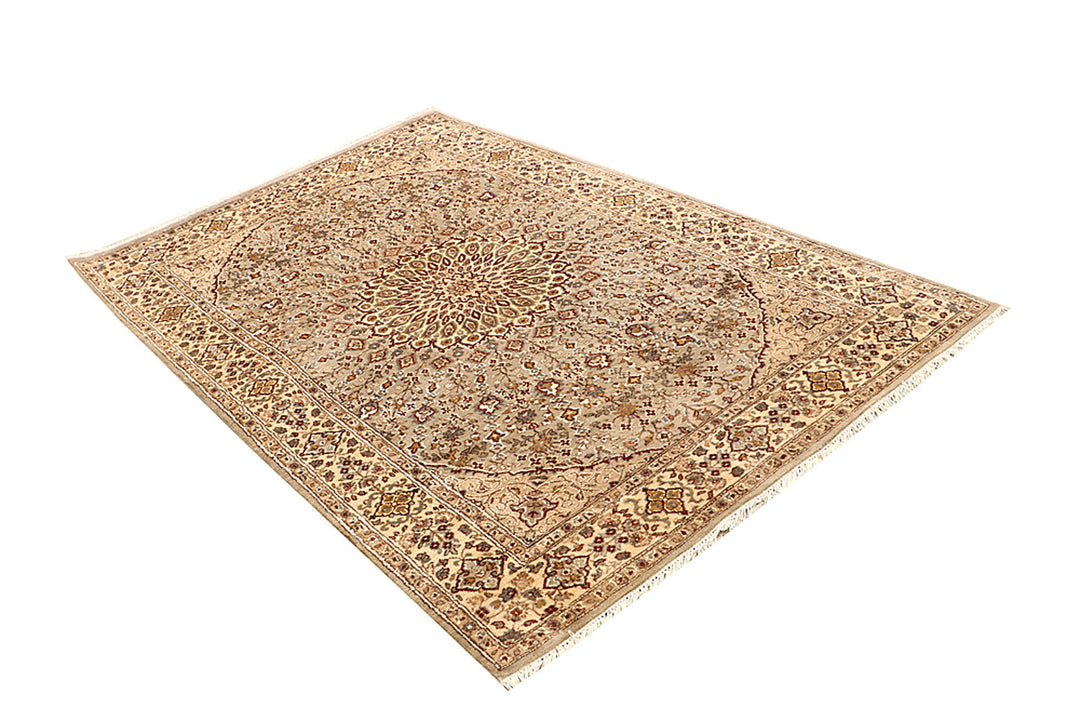Tan Gombud 4' 7 x 7' 2 - No. 68504 - ALRUG Rug Store