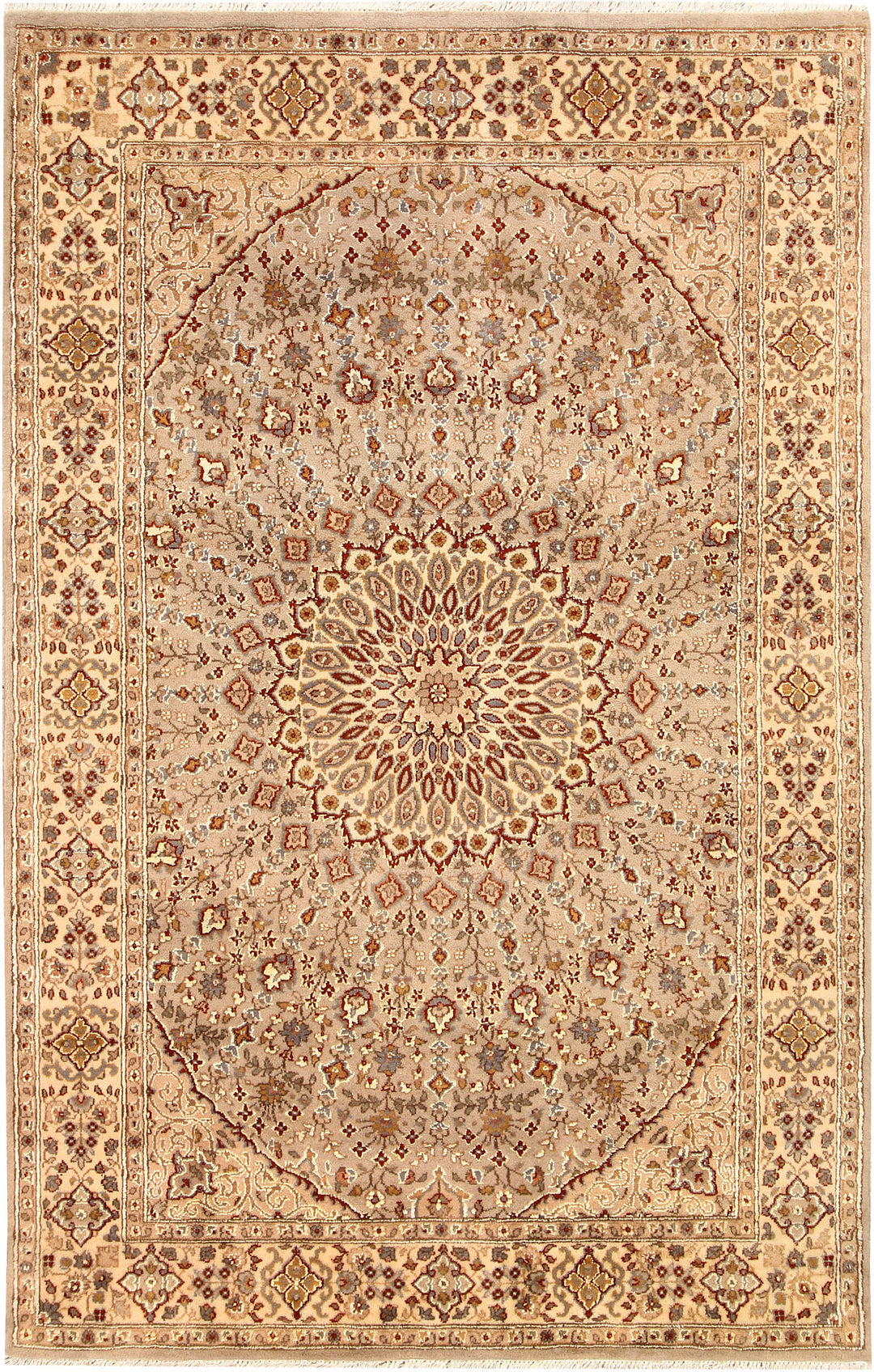 Tan Gombud 4' 7 x 7' 3 - No. 68506 - ALRUG Rug Store