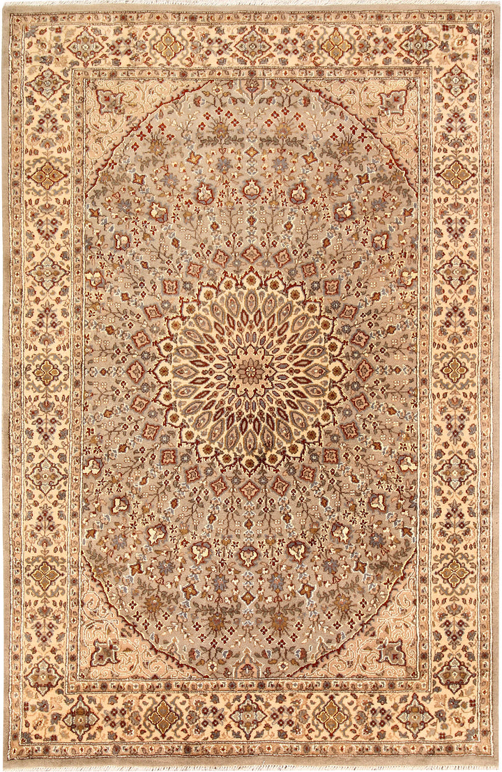 Tan Gombud 4' 7 x 7' 1 - No. 68507 - ALRUG Rug Store