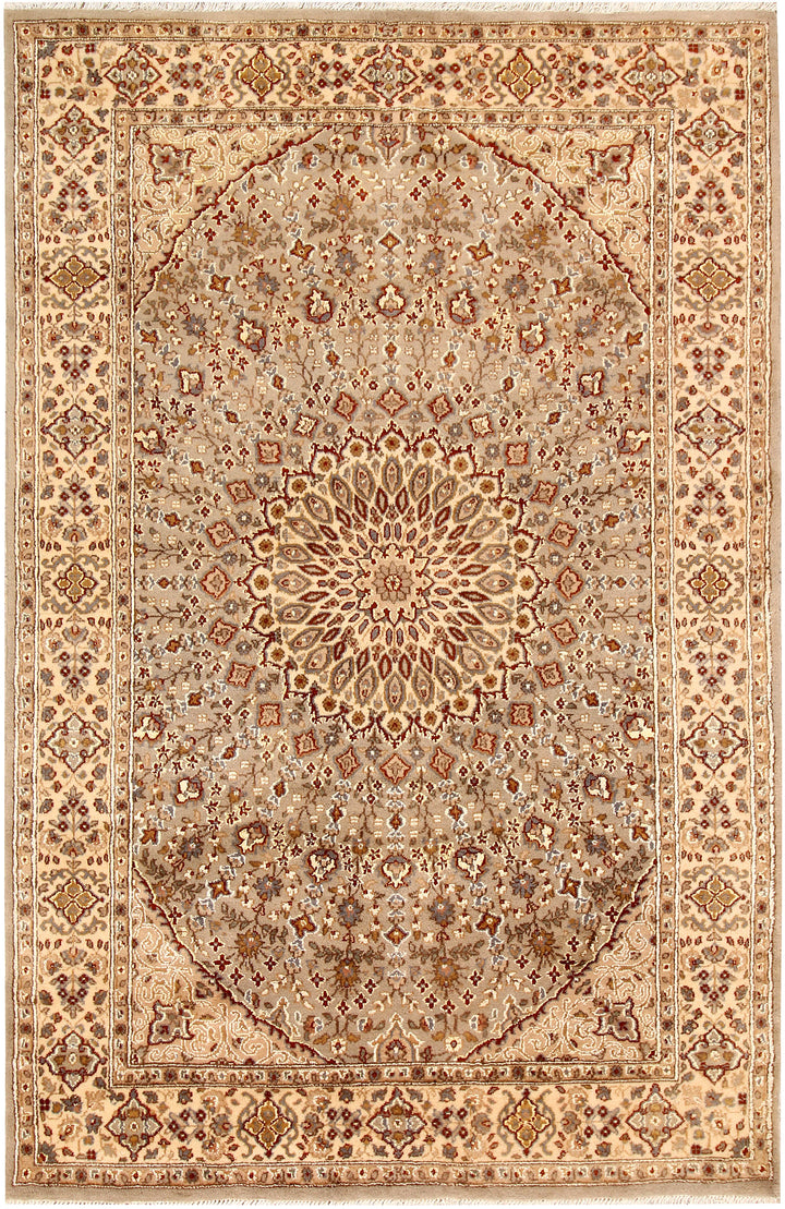 Tan Gombud 4' 7 x 7' 1 - No. 68509 - ALRUG Rug Store