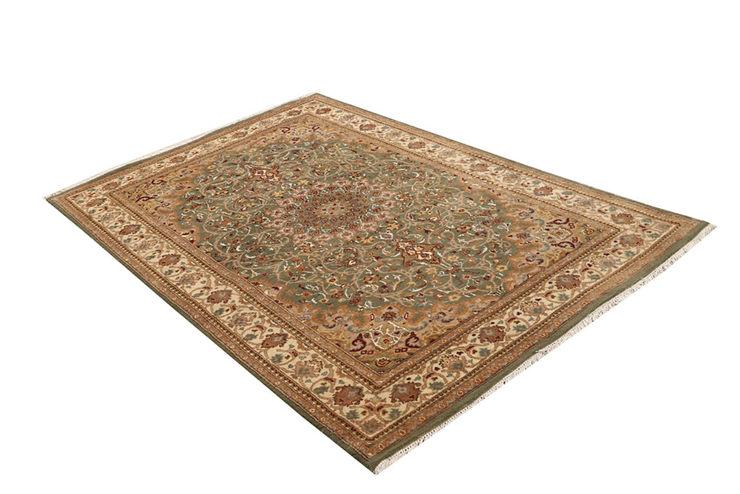 Olive Kashan 4' 8 x 7' 1 - No. 68513 - ALRUG Rug Store