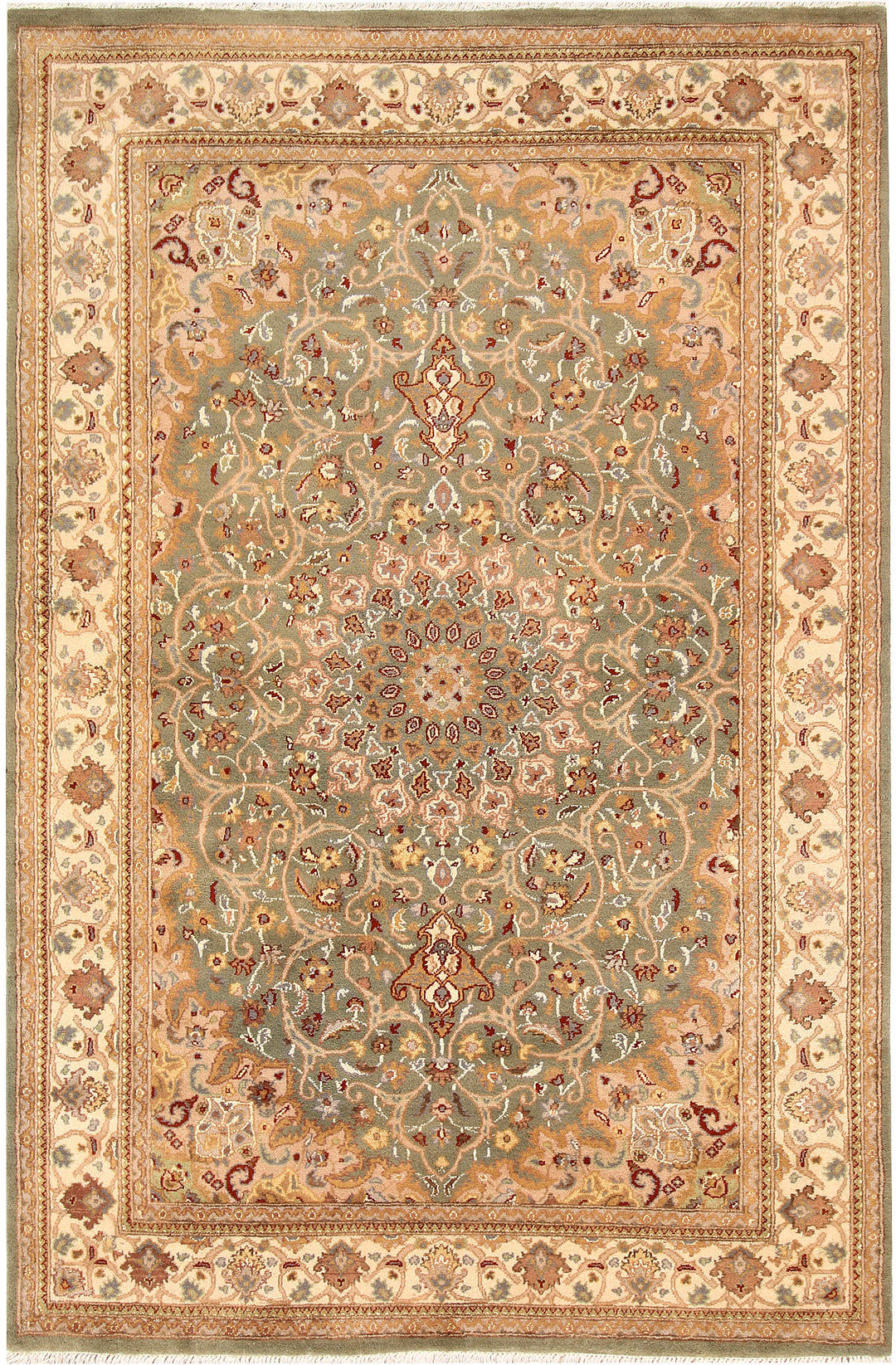 Olive Kashan 4' 8 x 7' 1 - No. 68513 - ALRUG Rug Store