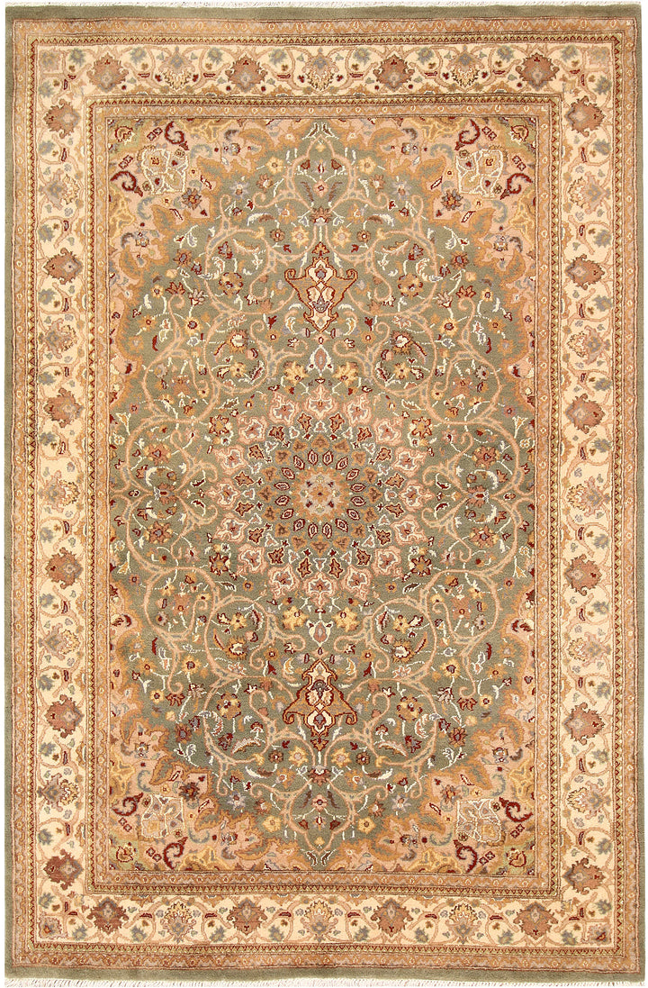 Olive Kashan 4' 8 x 7' 1 - No. 68513 - ALRUG Rug Store