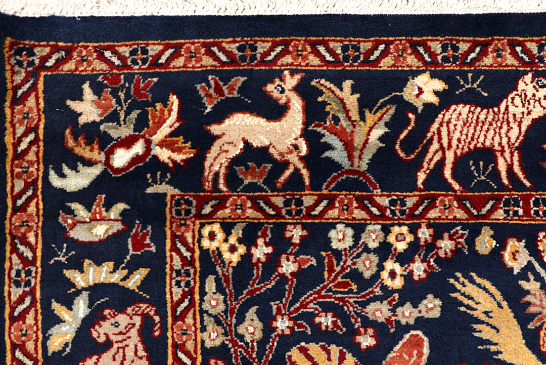 Multi Colored Hunting 4' 8 x 7' 3 - No. 68514 - ALRUG Rug Store