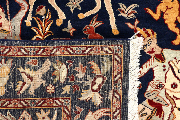 Multi Colored Hunting 4' 8 x 7' 3 - No. 68514 - ALRUG Rug Store