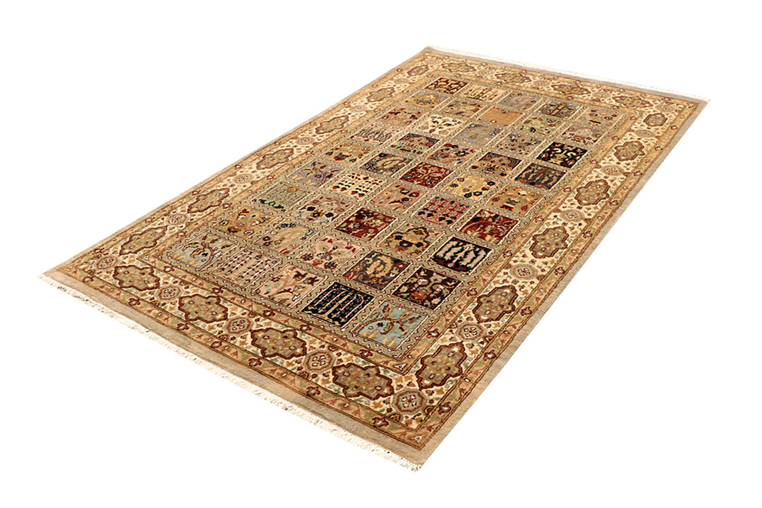 Multi Colored Bakhtiar 4'  6" x 7'  4" - No. QA99921