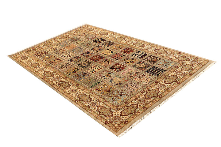 Multi Colored Bakhtiar 4'  6" x 7'  4" - No. QA99921