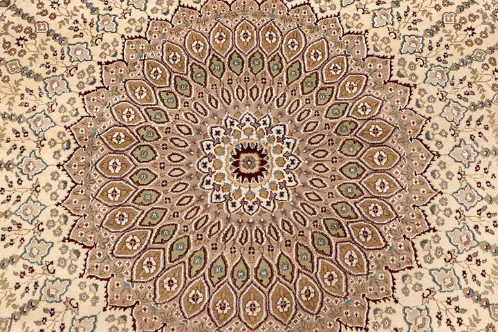 Blanched Almond Gombud 8' 11 x 12' 5 - No. 68522 - ALRUG Rug Store