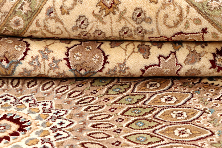 Blanched Almond Gombud 8' 11 x 12' 5 - No. 68522 - ALRUG Rug Store