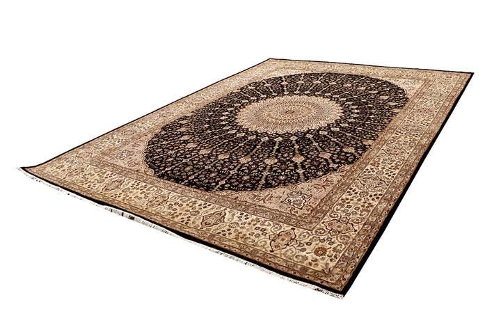 Black Gombud 9' 3 x 13' - No. 68523 - ALRUG Rug Store