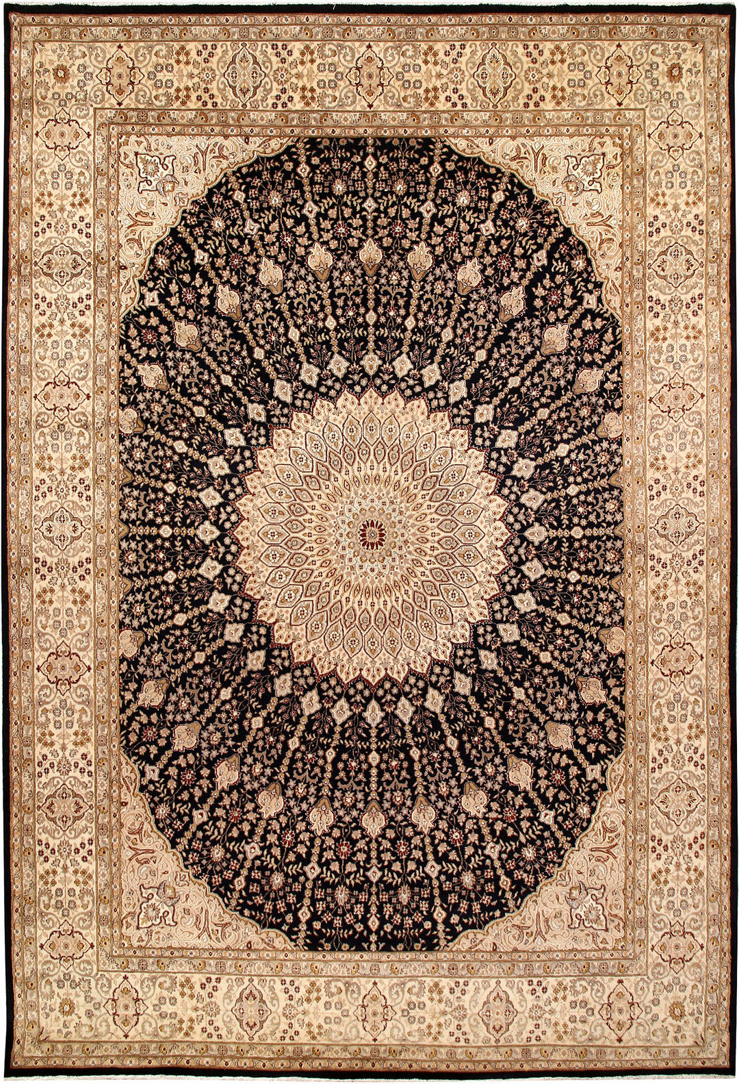 Black Gombud 9' 3 x 13' - No. 68523 - ALRUG Rug Store