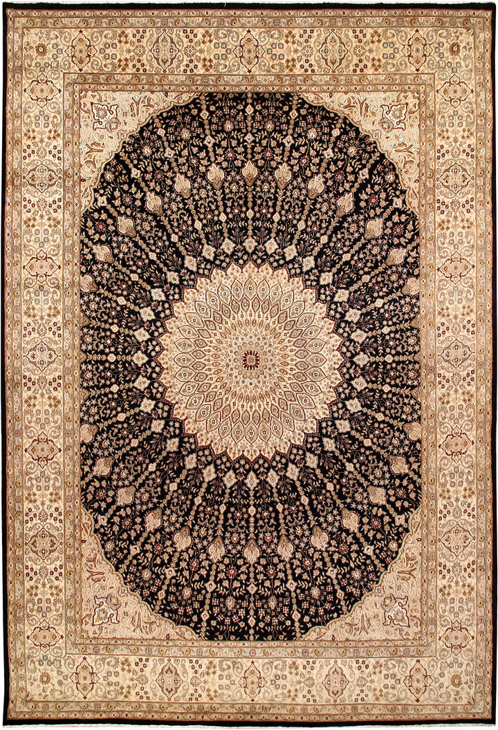Black Gombud 9' 3 x 13' - No. 68523 - ALRUG Rug Store
