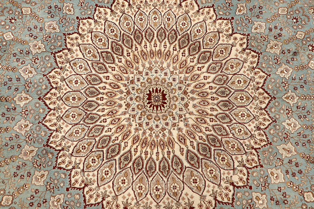 Cadet Blue Gombud 9' 2 x 13' - No. 68524 - ALRUG Rug Store