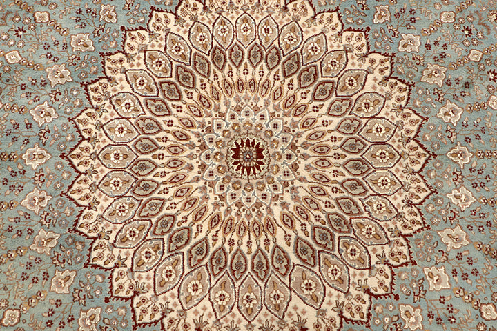 Cadet Blue Gombud 9' 2 x 13' - No. 68524 - ALRUG Rug Store