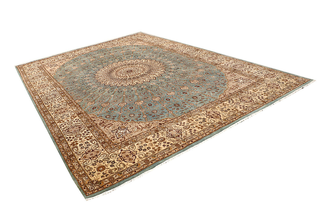 Cadet Blue Gombud 9' 2 x 13' - No. 68524 - ALRUG Rug Store