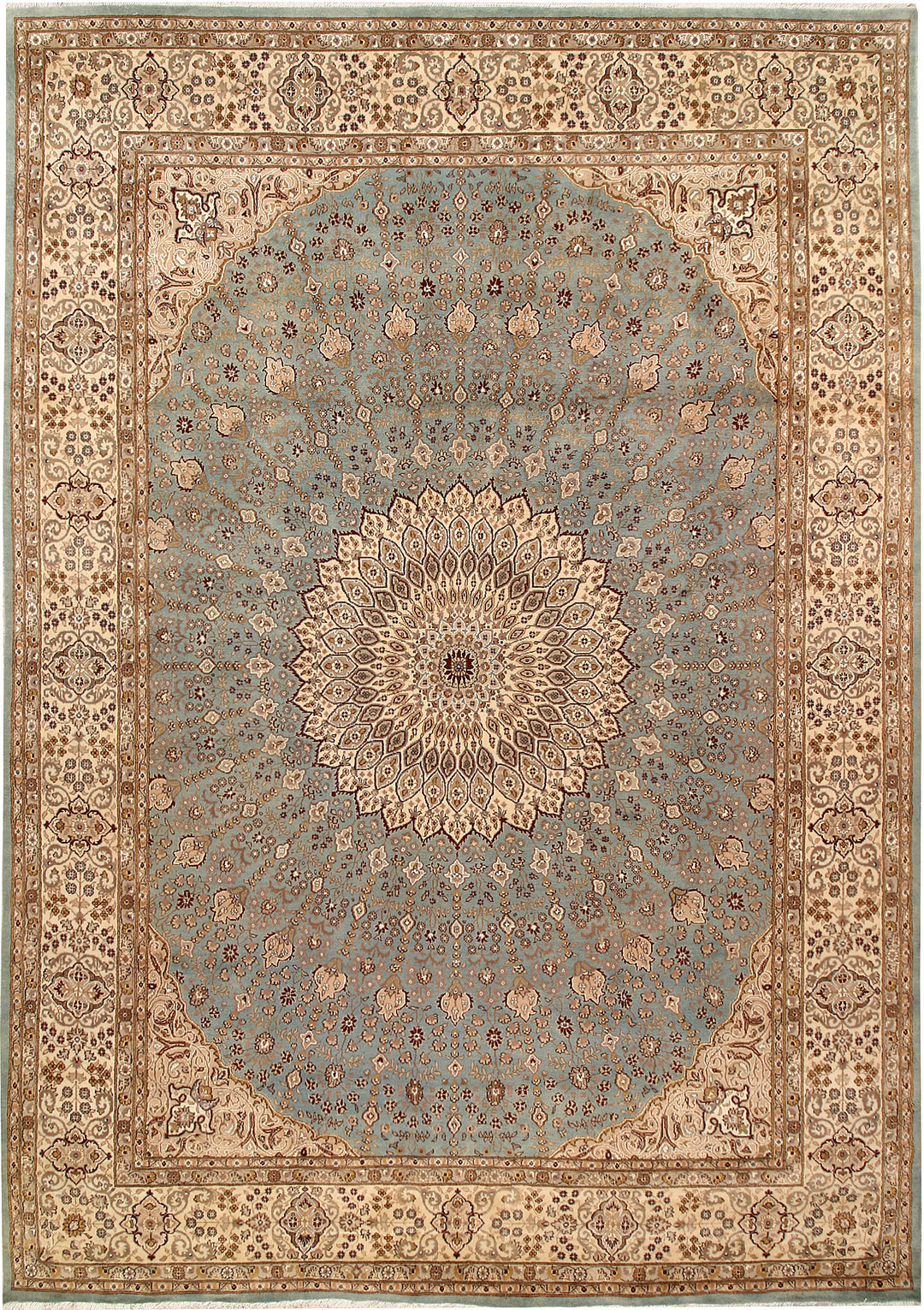 Cadet Blue Gombud 9' 2 x 13' - No. 68524 - ALRUG Rug Store