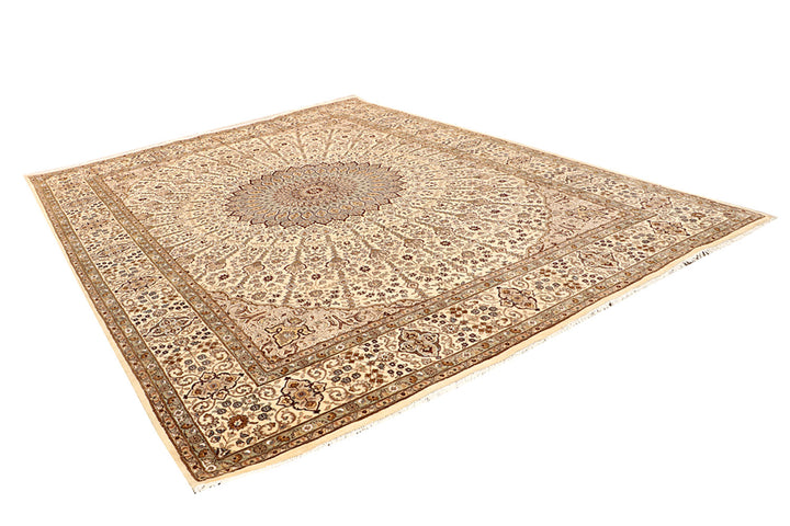 Blanched Almond Gombud 9' 1 x 12' 9 - No. 68525 - ALRUG Rug Store