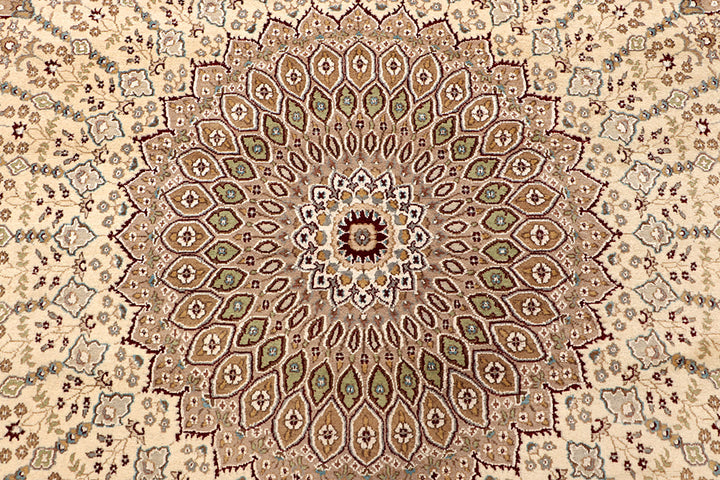 Blanched Almond Gombud 9' 1 x 12' 5 - No. 68527 - ALRUG Rug Store