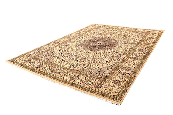 Blanched Almond Gombud 9' 1 x 12' 5 - No. 68527 - ALRUG Rug Store