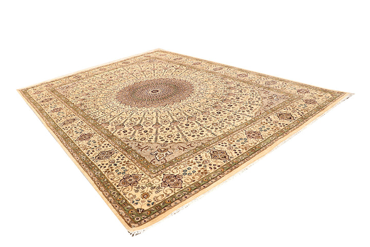 Blanched Almond Gombud 9' 1 x 12' 5 - No. 68527 - ALRUG Rug Store