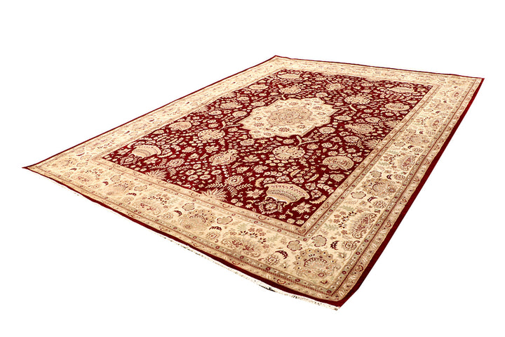 Firebrick Isfahan 9' 1 x 12' 4 - No. 68530 - ALRUG Rug Store