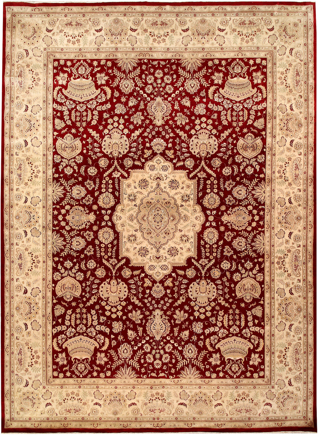 Firebrick Isfahan 9' 1 x 12' 4 - No. 68530 - ALRUG Rug Store