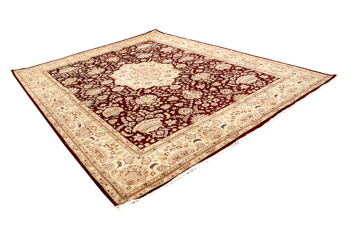 Dark Red Isfahan 9' 1 x 11' 10 - No. 68532 - ALRUG Rug Store