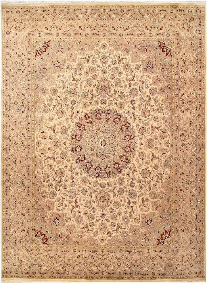 Blanched Almond Isfahan 8' 11 x 12' - No. 68536 - ALRUG Rug Store