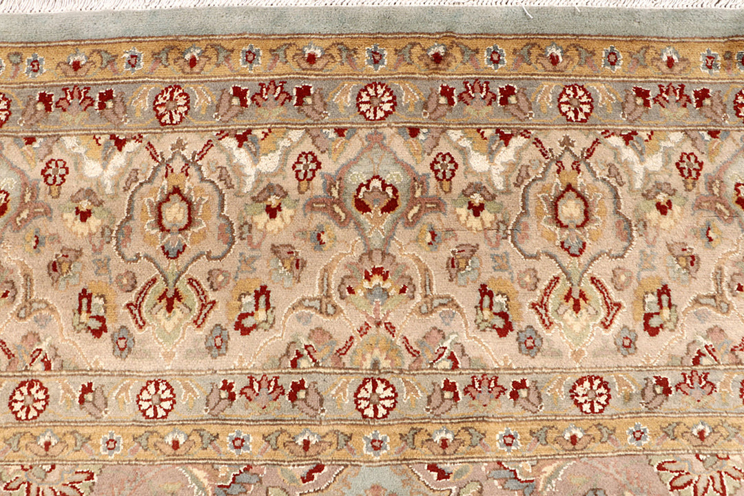 Dark Sea Green Kashan 9' 1 x 12' 1 - No. 68538 - ALRUG Rug Store