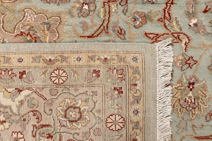 Dark Sea Green Kashan 9' 1 x 12' 1 - No. 68538 - ALRUG Rug Store