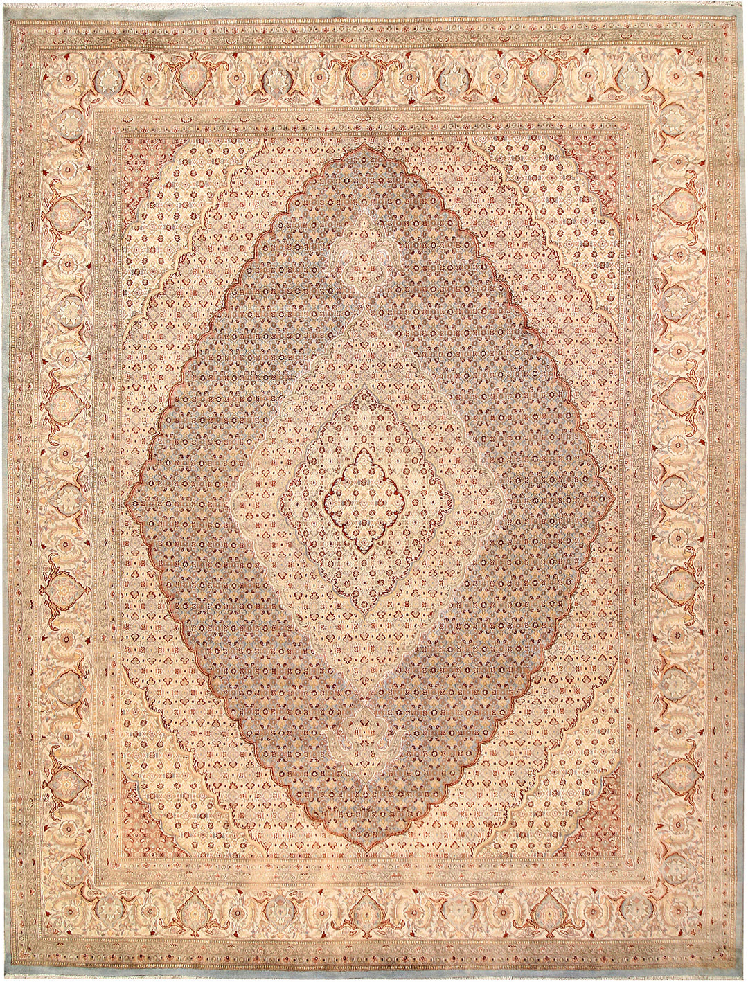 Multi Colored Tabriz 9' 1 x 12' 1 - No. 68540 - ALRUG Rug Store
