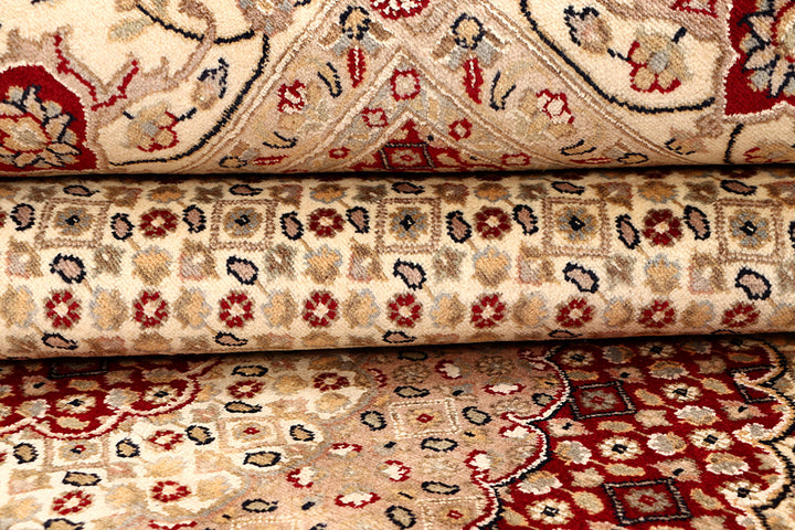 Blanched Almond Tabriz 8' 1 x 10' 6 - No. 68547 - ALRUG Rug Store