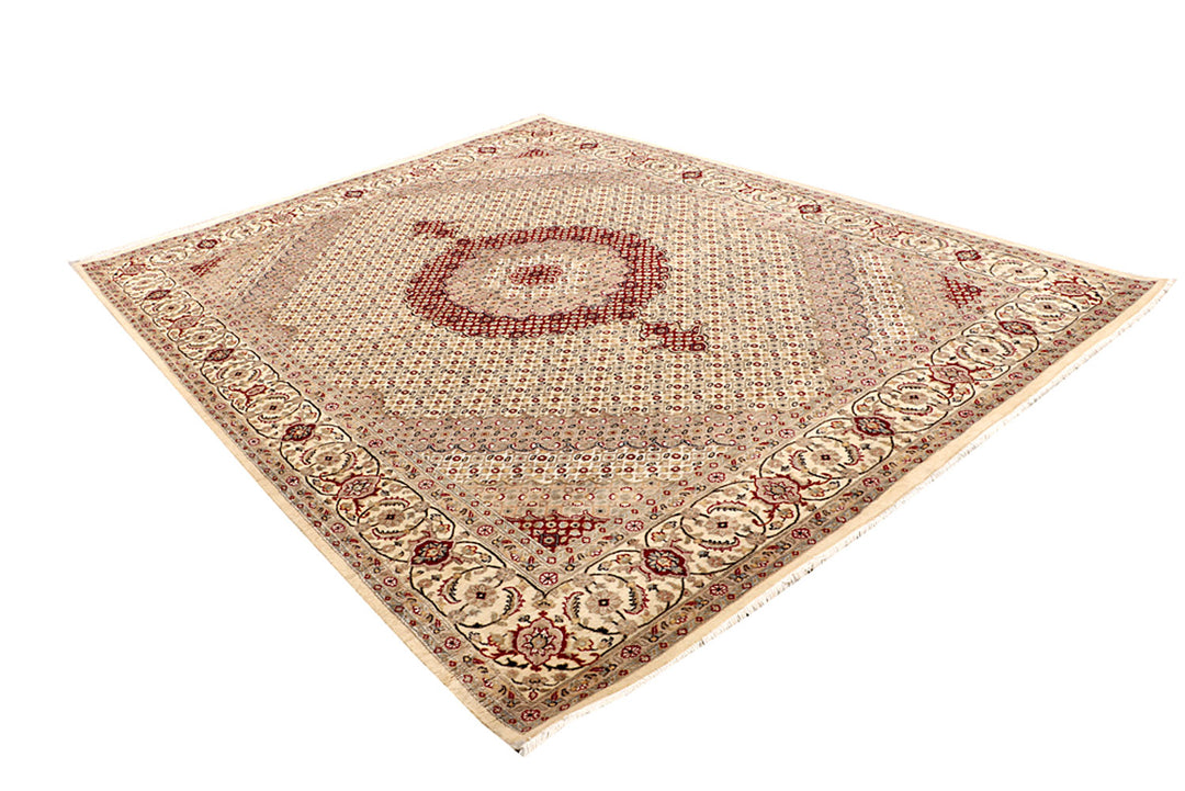 Blanched Almond Tabriz 8' 1 x 10' 6 - No. 68547 - ALRUG Rug Store