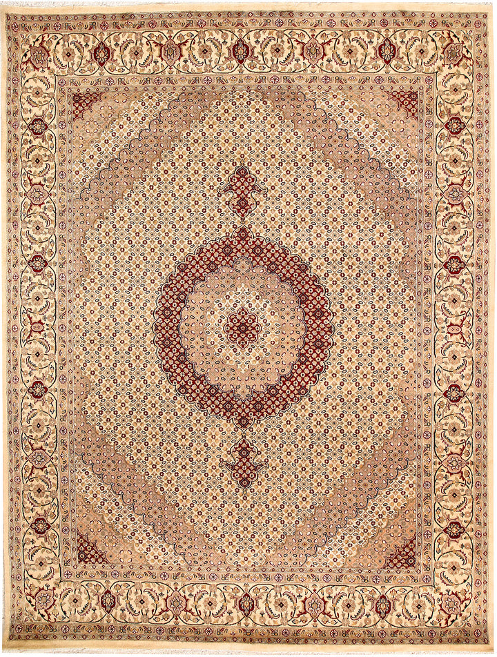 Blanched Almond Tabriz 8' 1 x 10' 6 - No. 68547 - ALRUG Rug Store