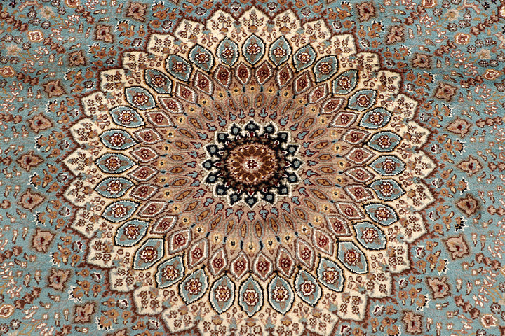 Cadet Blue Gombud 8' 1 x 10' 3 - No. 68551 - ALRUG Rug Store