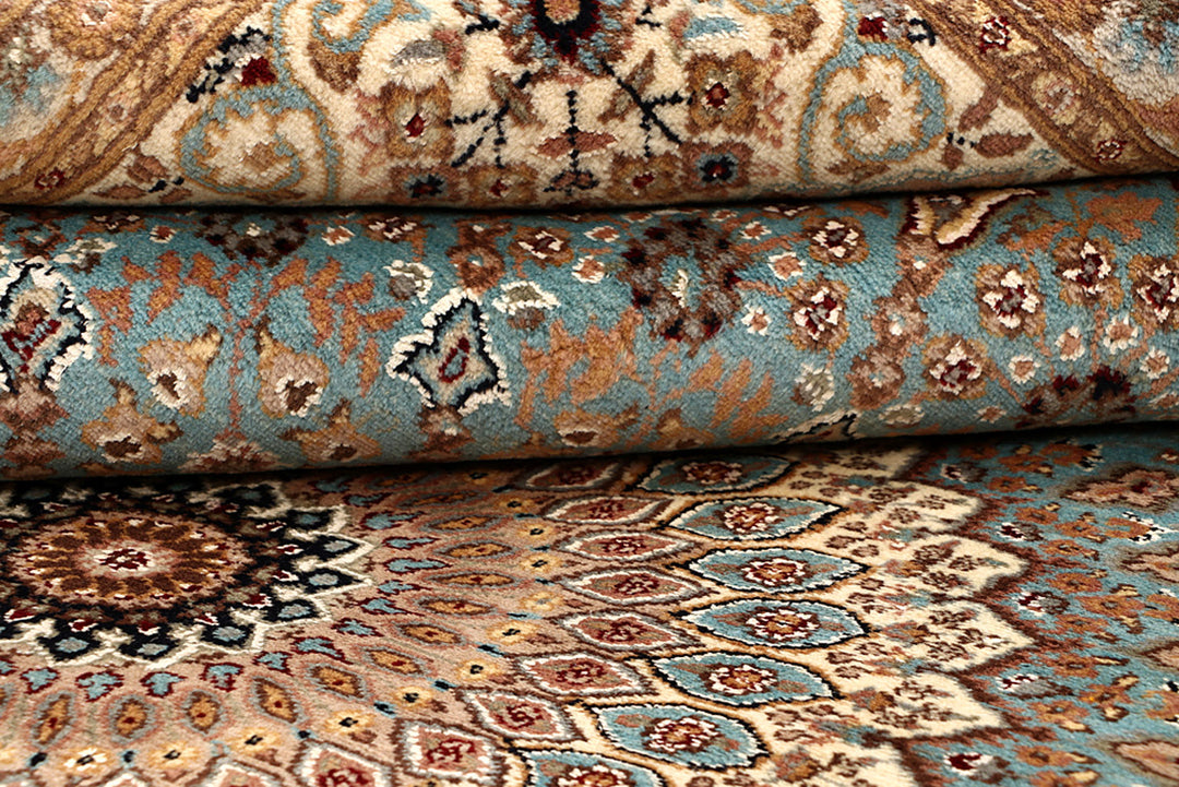 Cadet Blue Gombud 8' 1 x 10' 3 - No. 68551 - ALRUG Rug Store