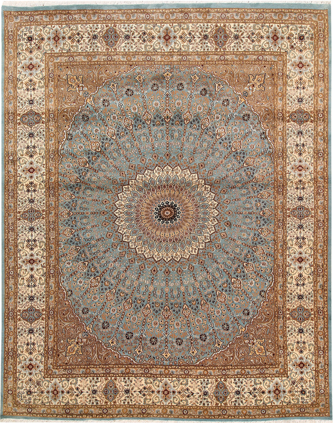 Cadet Blue Gombud 8' 1 x 10' 3 - No. 68551 - ALRUG Rug Store
