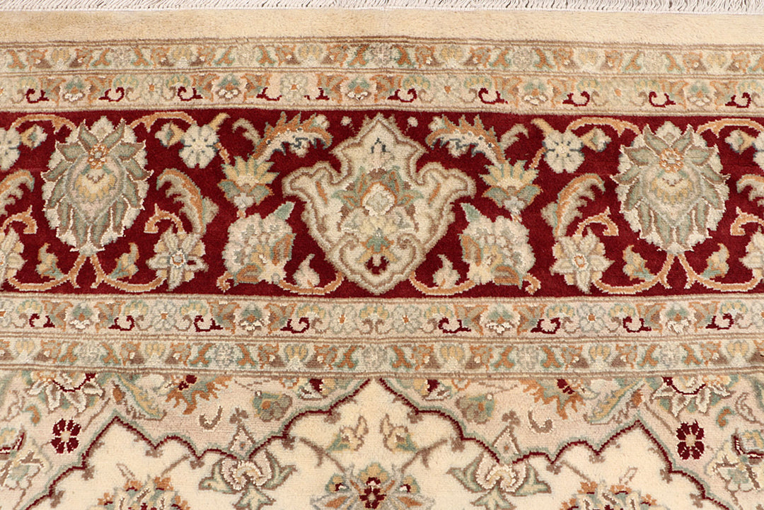 Blanched Almond Kirman 7' 11 x 10' 3 - No. 68557 - ALRUG Rug Store