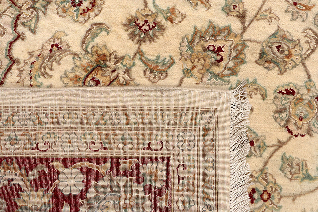 Blanched Almond Kirman 7' 11 x 10' 3 - No. 68557 - ALRUG Rug Store
